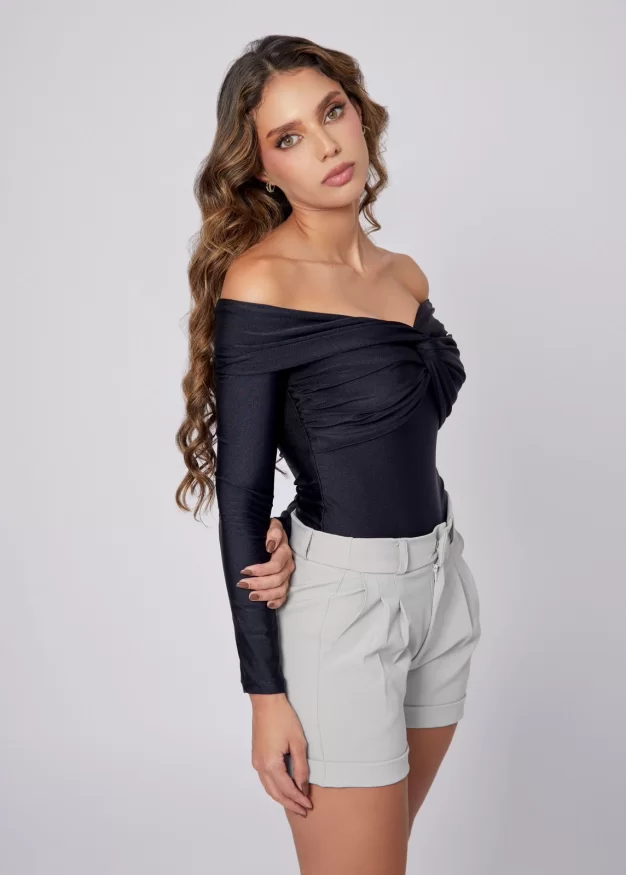 Bodysuit elástico Lumine negro